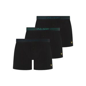 Lyle & Scott Mens Lewis Boxer Shorts (Pack of 3) / Black